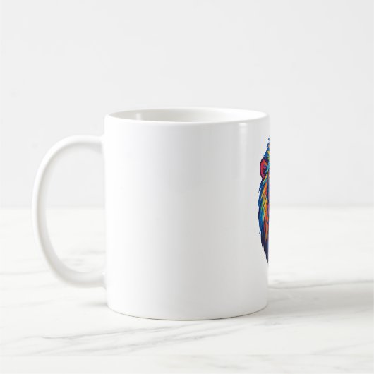 A PAINTED LION Coffee Mug Kaffeetasse (Links)