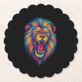 A PAINTED LION UNTERSETZER (Vorderseite)