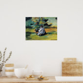 A Painter at Work - Paul Cezanne - c1874 Poster (Küche)