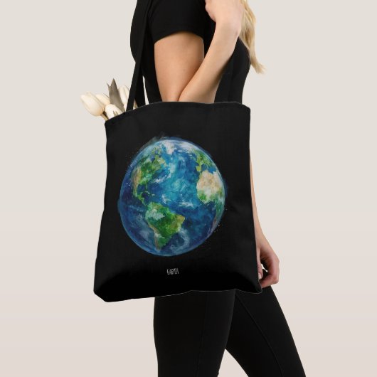 A painting of the earth in a space tasche (Von Nahem)