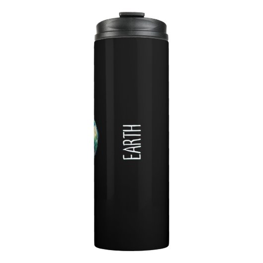 A painting of the earth in a space thermosbecher (Vorderseite)