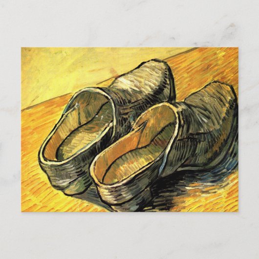 A Pair of Leather Clogs by Vincent van Gogh Postkarte (Vorderseite)