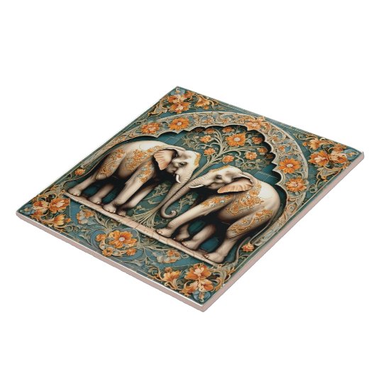 A Pair of Pachyderms Fliese (Seite)