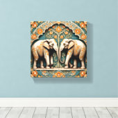 A Pair of Pachyderms Leinwanddruck (Insitu (Holzboden))