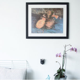 A Pair of Shoes by Vincent van Gogh, Vintage Art Poster