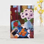 A Paris Gemälde Karte (Gelbe Blume)