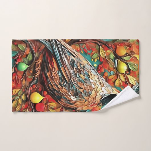 A Partridge In A Pear Tree Badhandtuch Set (Handtuch)