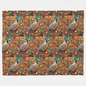 A Partridge In A Pear Tree Fleecedecke (Vorderseite (Horizontal))
