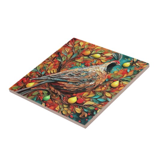 A Partridge In A Pear Tree Fliese (Seite)