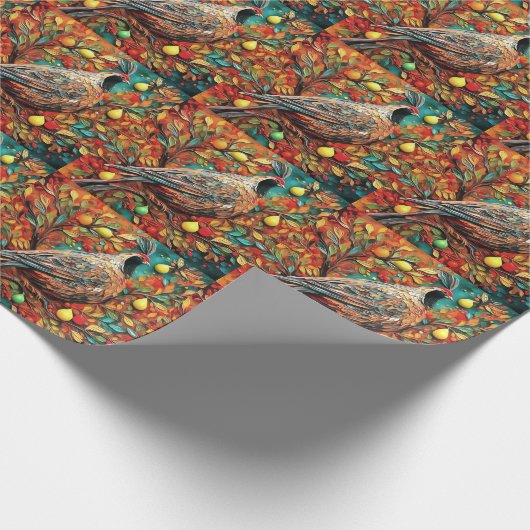 A Partridge In A Pear Tree Geschenkpapier (Ecke)