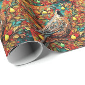 A Partridge In A Pear Tree Geschenkpapier (Rolleneckpunkt)