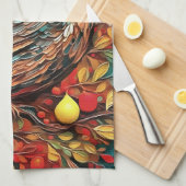 A Partridge In A Pear Tree Geschirrtuch (Viertel Falte)