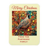 A Partridge In A Pear Tree Magnet (Vertikal)