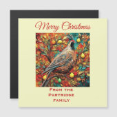 A Partridge In A Pear Tree Magneteinladung (Vorne/Hinten)
