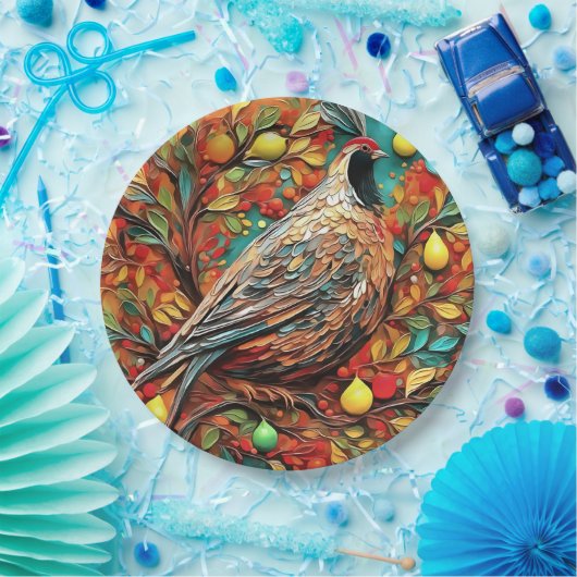 A Partridge In A Pear Tree Pappteller (Party)