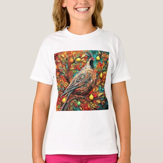 A Partridge In A Pear Tree T-Shirt (Vorderseite)