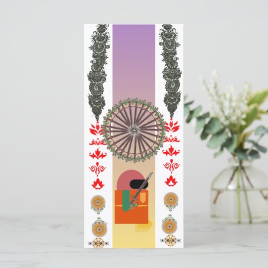 A Path Through a Journey Flat Card (Stehend Vorderseite)