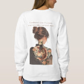 A patterned shirt of a woman wearing a tattoo-patt (Rückseite)