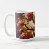 A Peaceful Angel Sitting On a Limb on a Beautiful Kaffeetasse (Links)