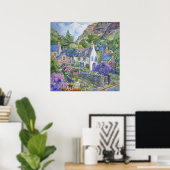 A Peaceful Scottish Village Poster (Heimbüro)