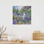A Peaceful Scottish Village Poster (Küche)