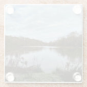 A peacful lake.. glasuntersetzer (Rückseite)