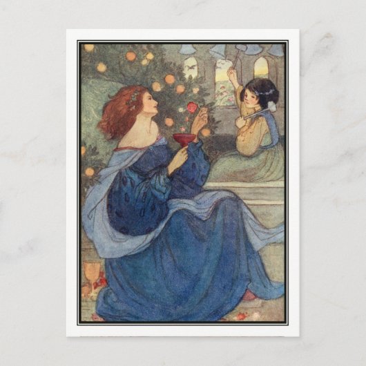A Peal of Bells von Florence Harrison Postkarte (Vorderseite)