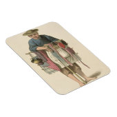 A Pedlar, Platte 17 von "Das Kostüm der China", en Magnet (Rechte Seite)