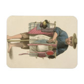 A Pedlar, Platte 17 von "Das Kostüm der China", en Magnet (Horizontal)