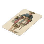 A Pedlar, Platte 17 von "Das Kostüm der China", en Magnet (Linke Seite)