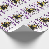 A-Peel-Spooky Halloween Bananendesign Geschenkpapier (Ecke)
