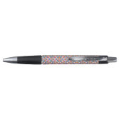 A pen with a colorful geometric pattern  kugelschreiber (Rückseite)
