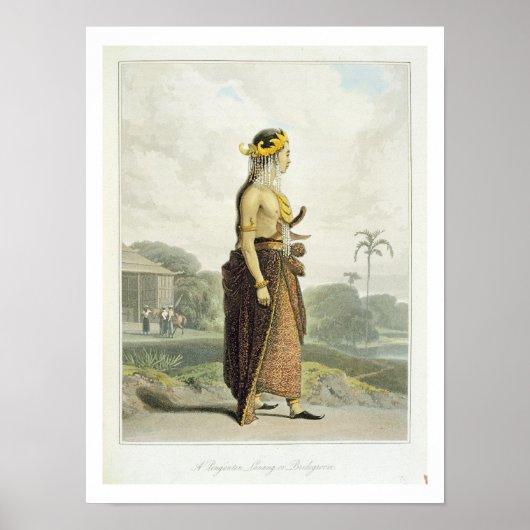 A Peng'anten Lanang oder Bridegroom, Platte 19 von Poster (Vorne)