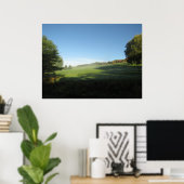 A Pennsylvania Foggy Morning Poster (Heimbüro)