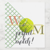 A Perfect Match Paper Napkin Weinetikett (Einzelnes Label)