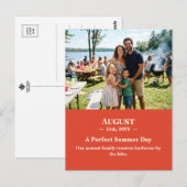A Perfect Summer Day August Memory Photo Postcard Postkarte (Vorne/Hinten)