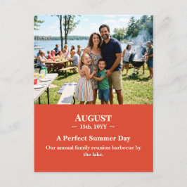 A Perfect Summer Day August Memory Photo Postcard Postkarte