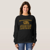 A Person With Abnormal Urges To Go Camping Camper Sweatshirt (Vorne ganz)