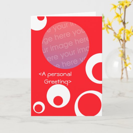 A Personal Greeting Karte (Gelbe Blume)