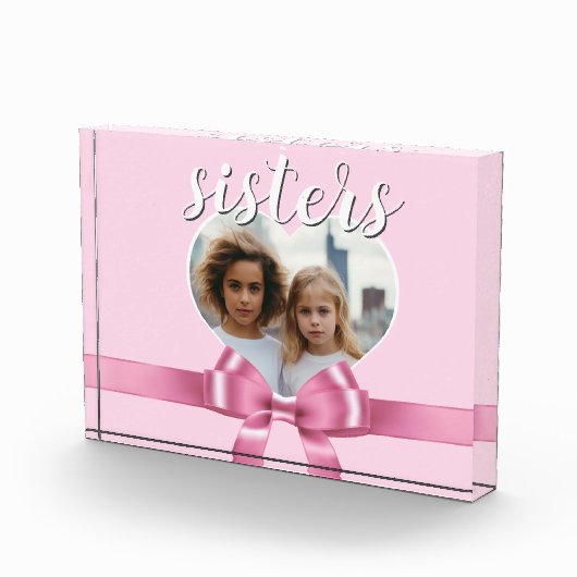 A personalized heart template - sisters fotoblock (Rechts)