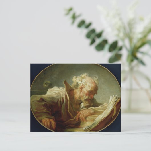 A Philosopher, c.1764 Postkarte (Stehend Vorderseite)