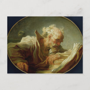A Philosopher, c.1764 Postkarte