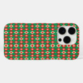 A phone case featuring a vibrant geometric pattern (Rückseite (Horizontal))