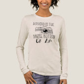 A Photo Is The Pause Button Of Life Tri-Blend Shirt (Vorderseite)