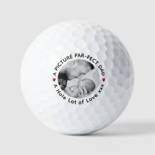 "A Picture Par Fect Vater" Personalisierte Golfbäl Golfball