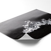 A piece of Ice in the Diamond beach Poster (Ecke)