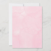 A pink princess-themed birthday invitation einladung (Rückseite)