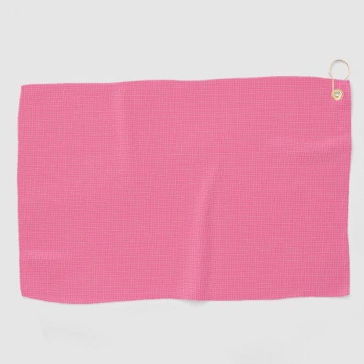 A pink towel with a subtle grid pattern golfhandtuch (Horizontal)