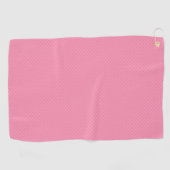 A pink towel with a textured pattern  golfhandtuch (Horizontal)
