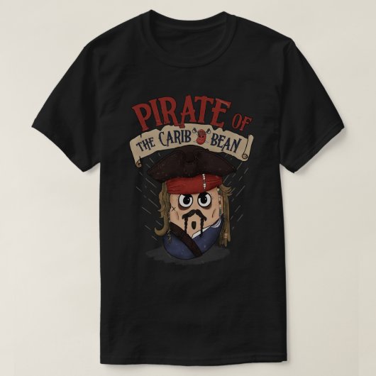 A Pirate Bean T-Shirt (Design vorne)